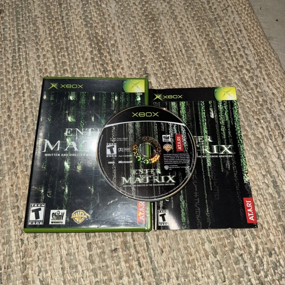 Enter the Matrix Original OG Microsoft Xbox 2003 Video Game CIB Excellent Shape